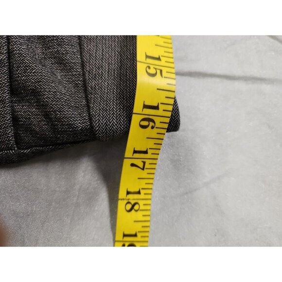 BANANA REPUBLIC Sloan Fit Crop Stretch Tri Blend Pants Gray Boot Cut 10 Short - Picture 5 of 6